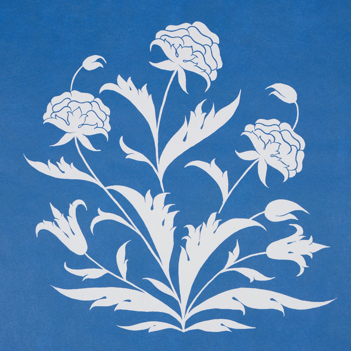 Schumacher Bar Palladio 2 Panel Set Blue Wallpaper Sample 5016830