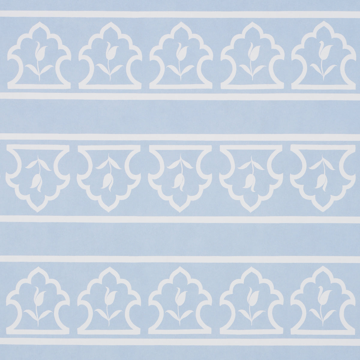 Schumacher Bar Palladio 2 Panel Set Sky Wallpaper Sample 5016831
