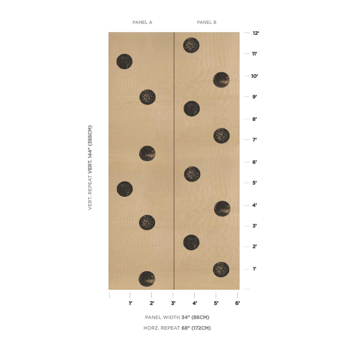 Schumacher Monte Carlo Sisal 2 Panel Set Oatmeal Wallpaper Sample 5016841