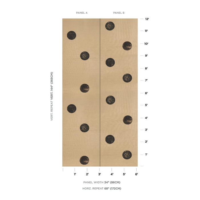 Schumacher Monte Carlo Sisal 2 Panel Set Oatmeal Wallpaper Sample 5016841