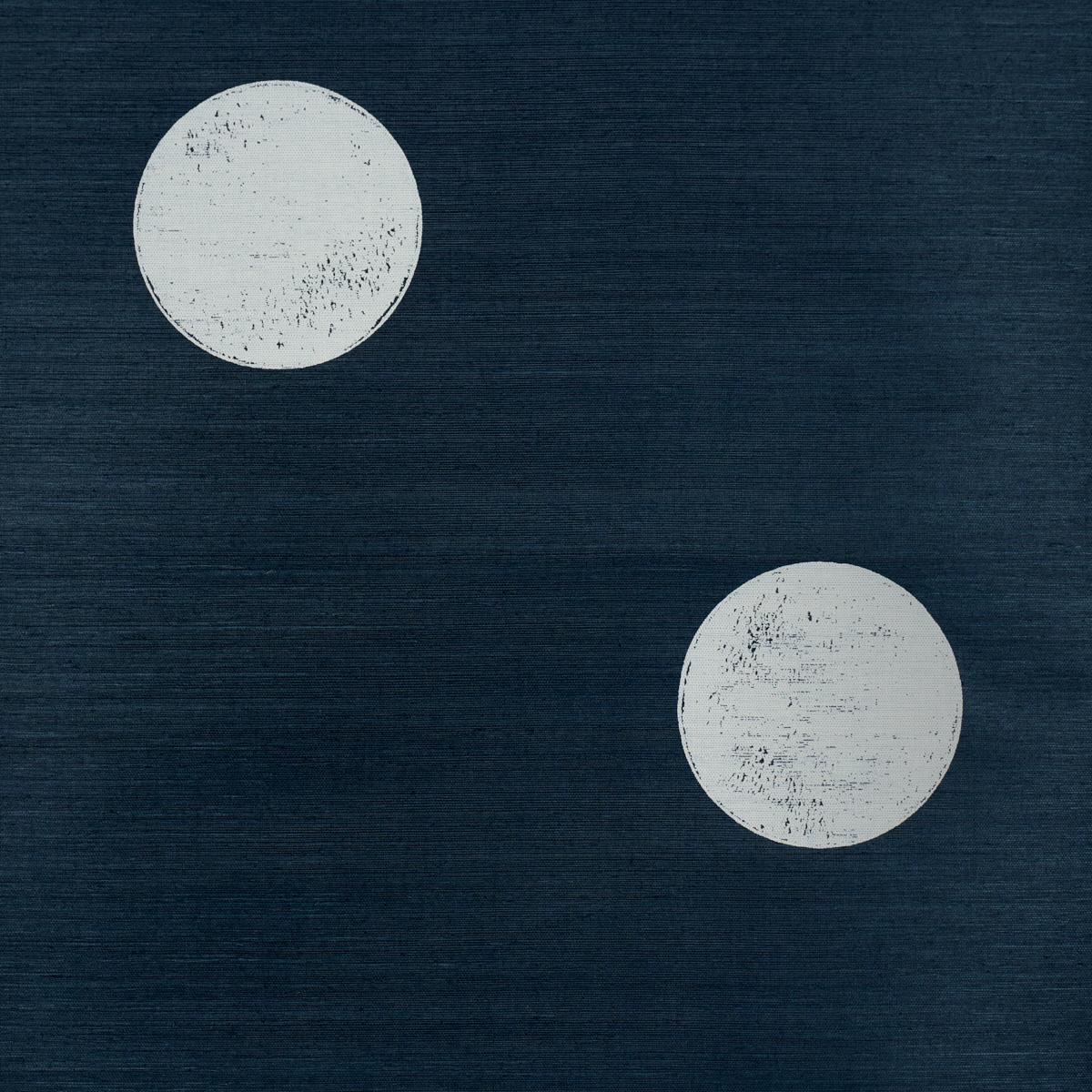 Schumacher Monte Carlo Sisal 2 Panel Set Indigo Wallpaper Sample 5016842