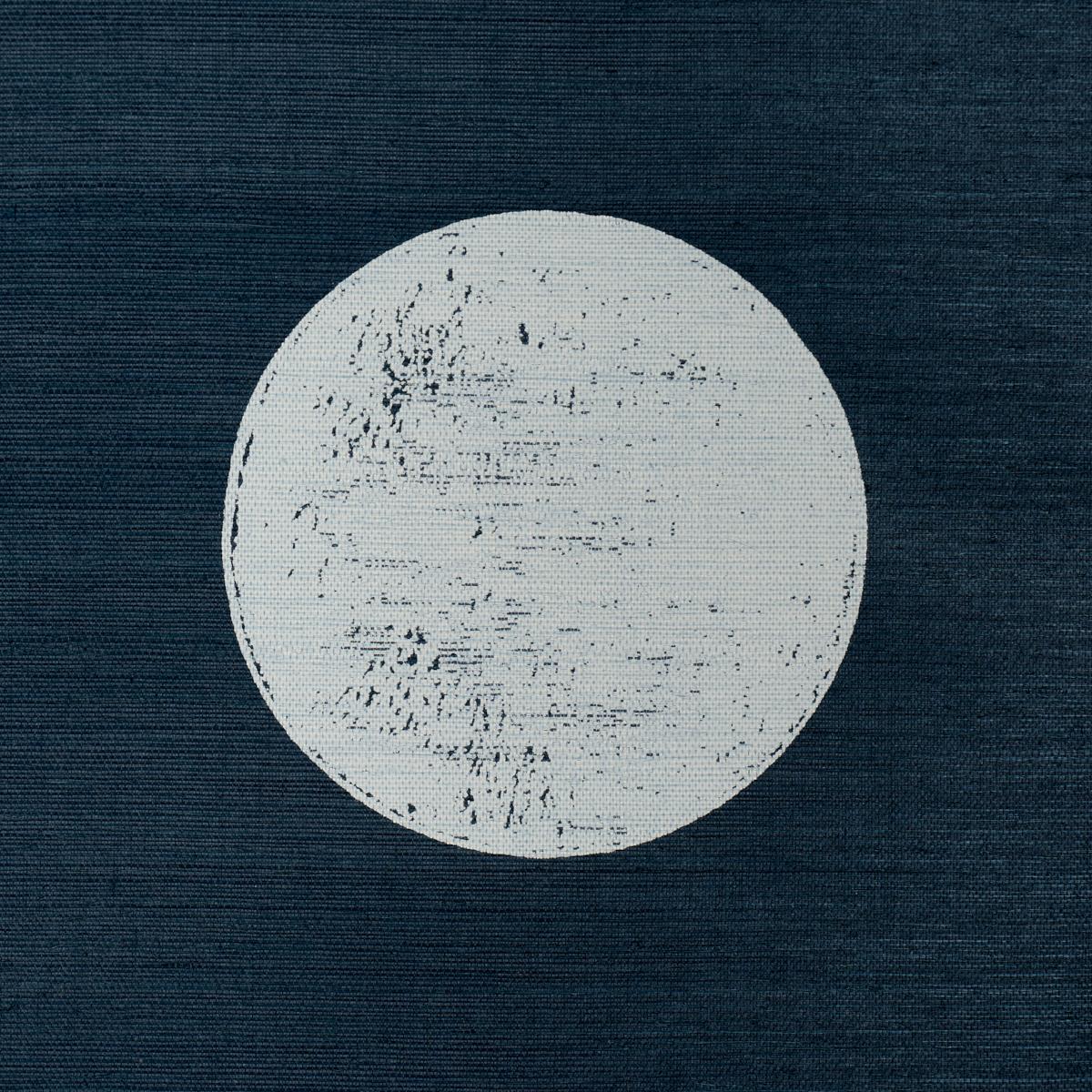 Schumacher Monte Carlo Sisal 2 Panel Set Indigo Wallpaper Sample 5016842