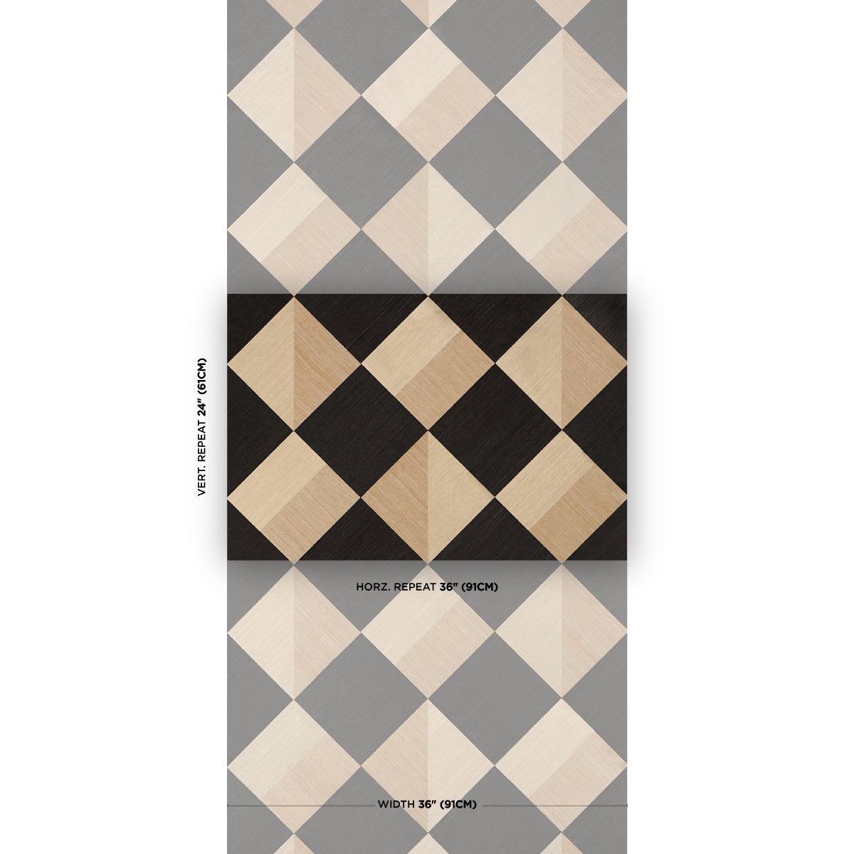 Schumacher Berkeley Straw Wallpaper Sample 5017312