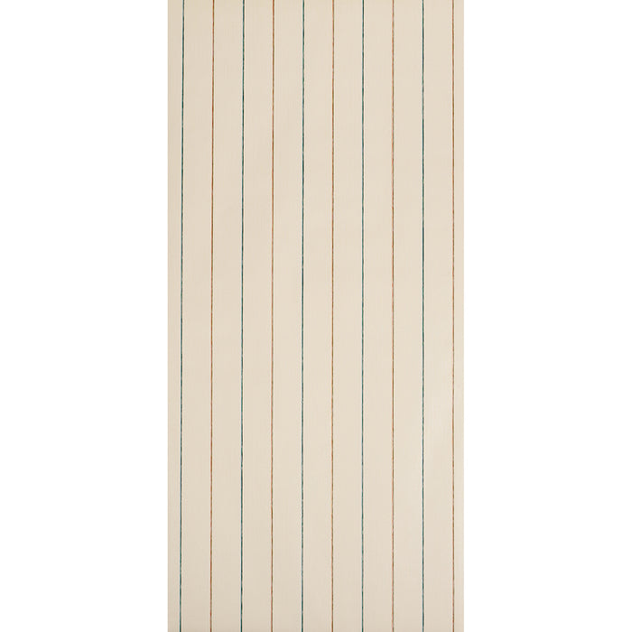 Schumacher Campagne Linen Vinyl Flax Wallpaper Sample 5017521