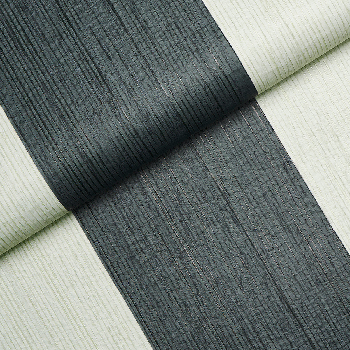 Schumacher Campagne Linen Vinyl Stone Wallpaper Sample 5017523