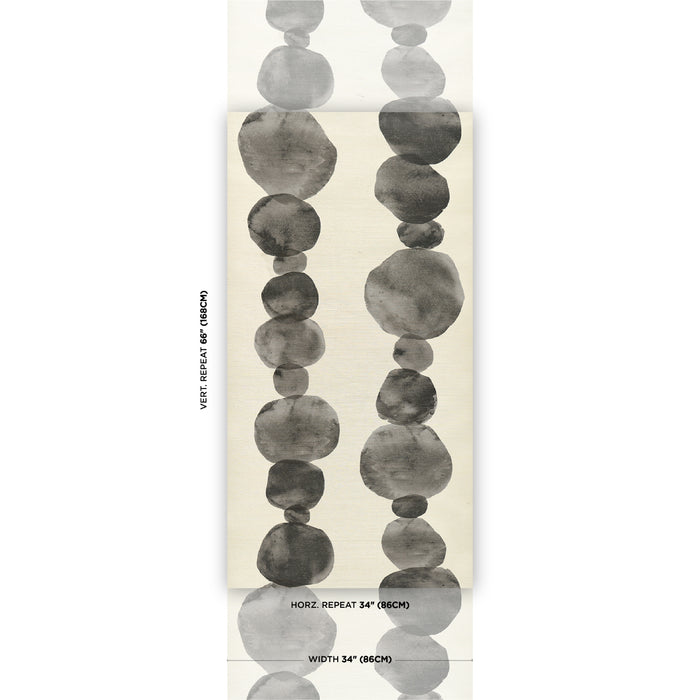 Schumacher Colette Light Beige Wallpaper Schumacher 5017371