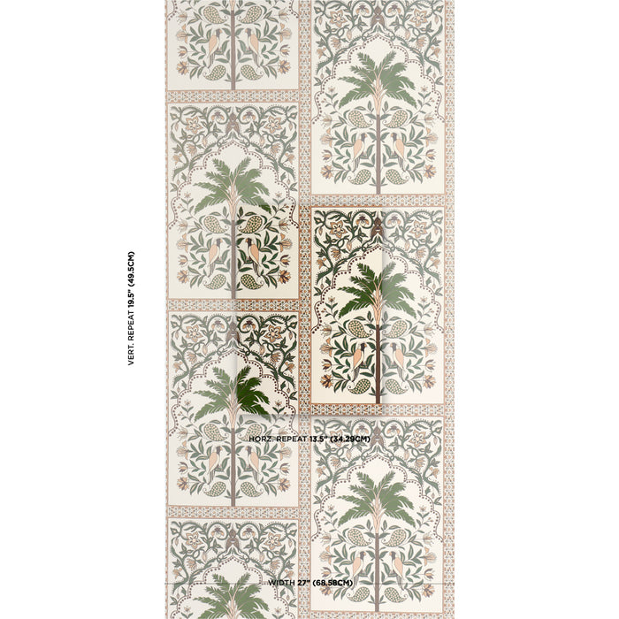 Schumacher Amazonas Mystique Echoes Of The Rainforest Wallpaper Sample 5016940