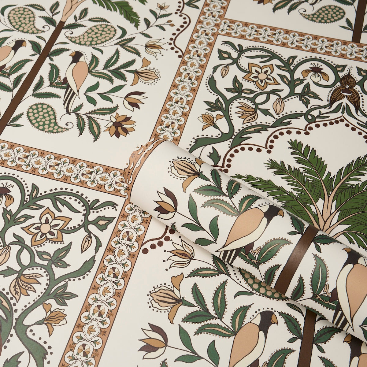 Schumacher Amazonas Mystique Echoes Of The Rainforest Wallpaper Sample 5016940