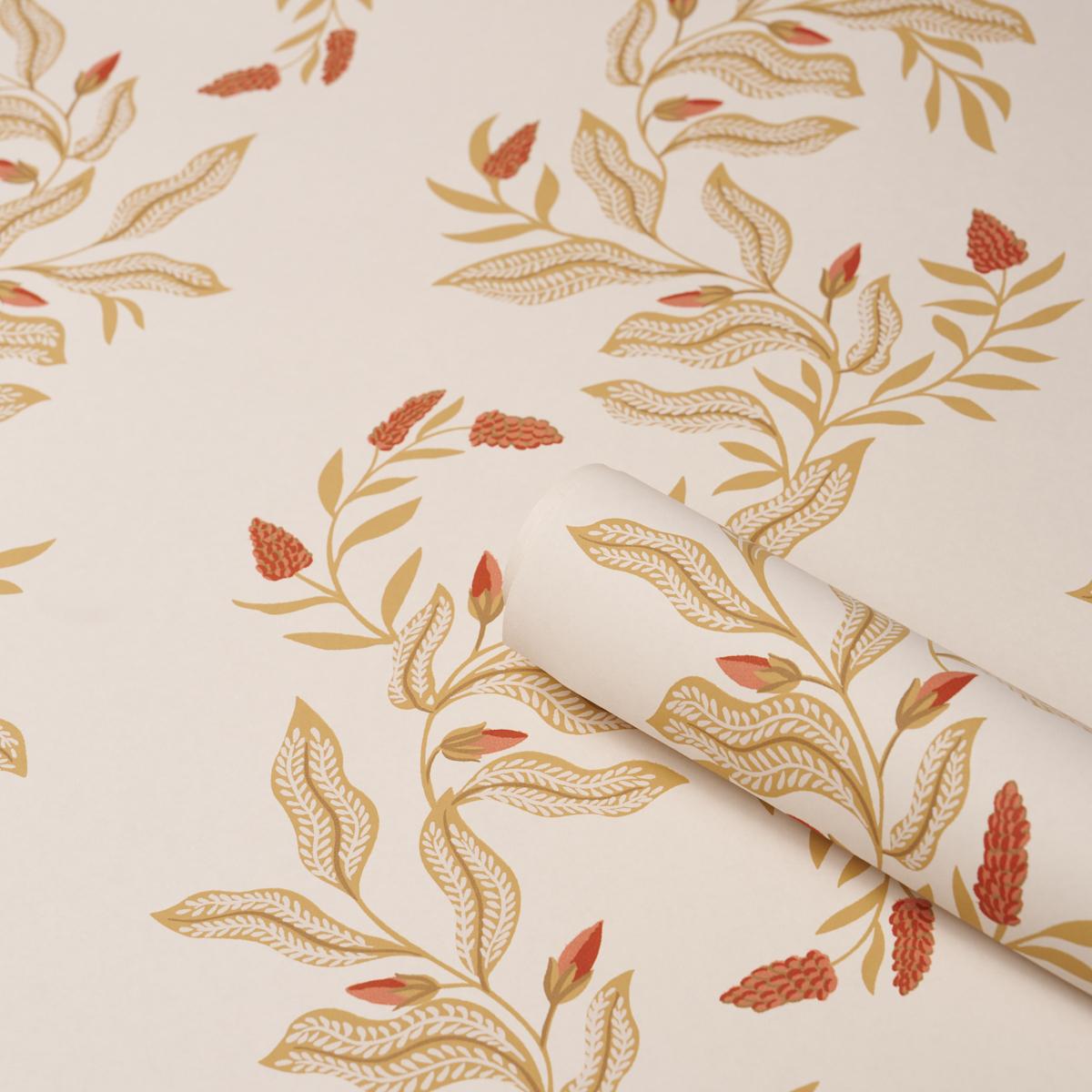 Schumacher Vagary Vines Honeycomb Wallpaper 5016972