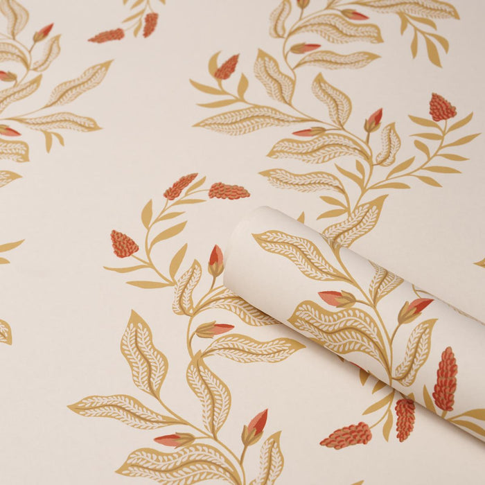 Schumacher Vagary Vines Honeycomb Wallpaper 5016972