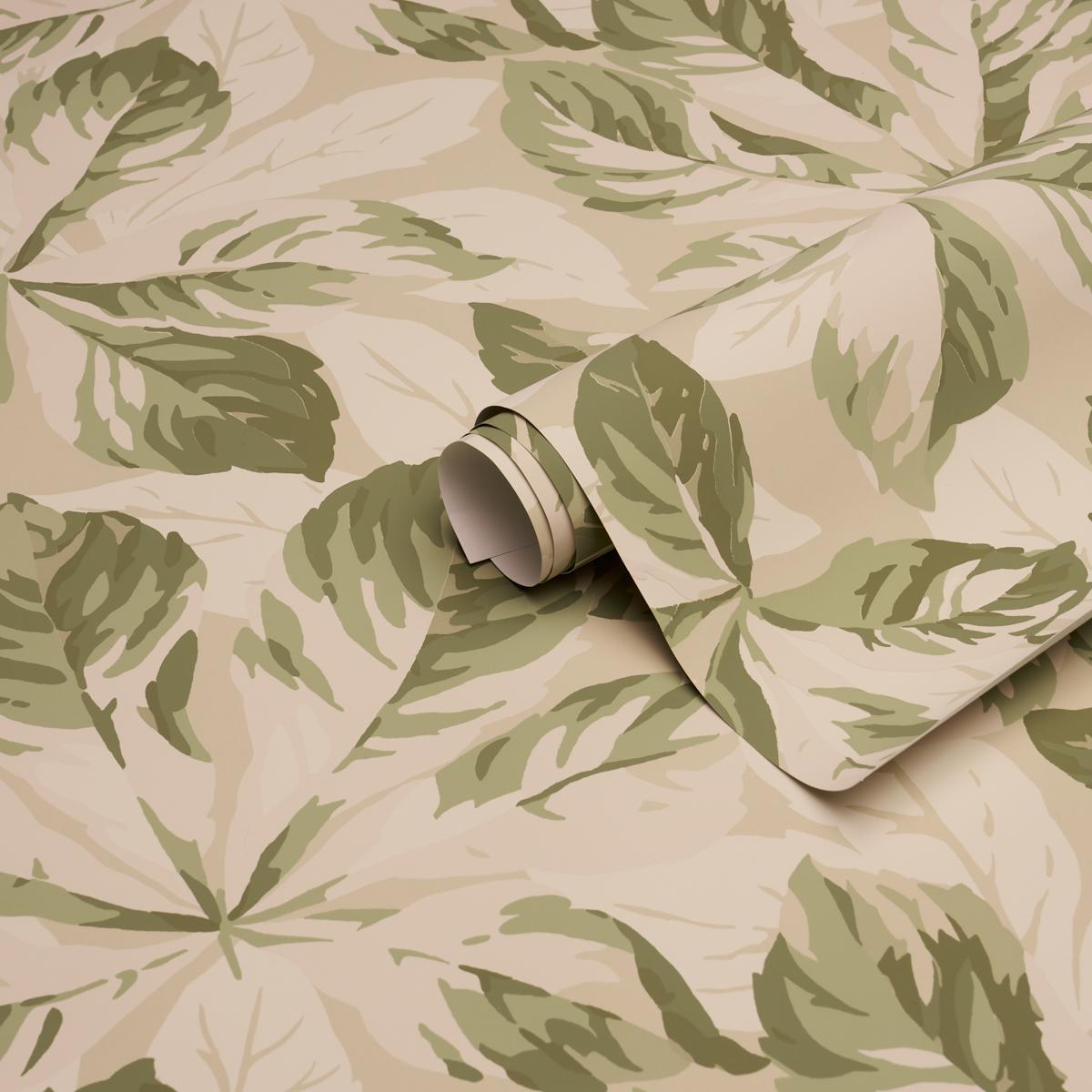 Schumacher Arboreal Handprint Leaf Wallpaper 5016980