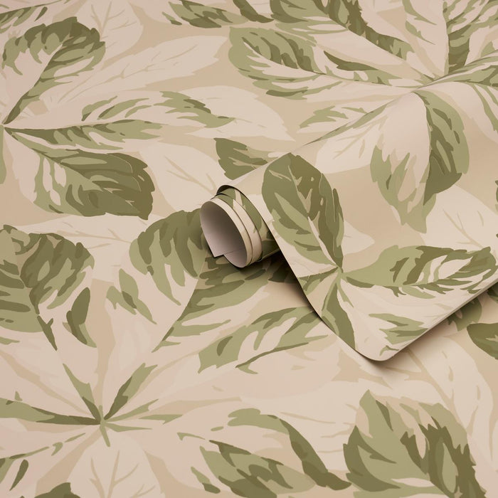 Schumacher Arboreal Handprint Leaf Wallpaper 5016980