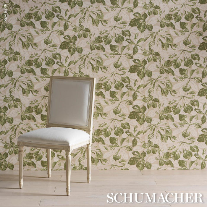 Schumacher Arboreal Handprint Leaf Wallpaper 5016980