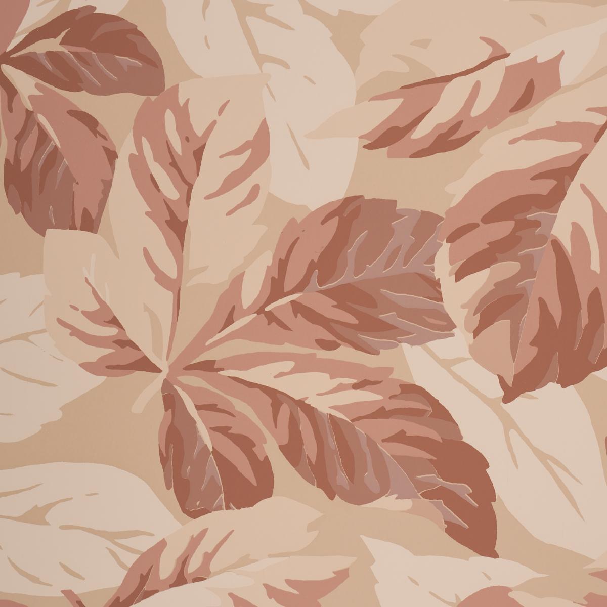 Schumacher Arboreal Handprint Spice Wallpaper 5016982