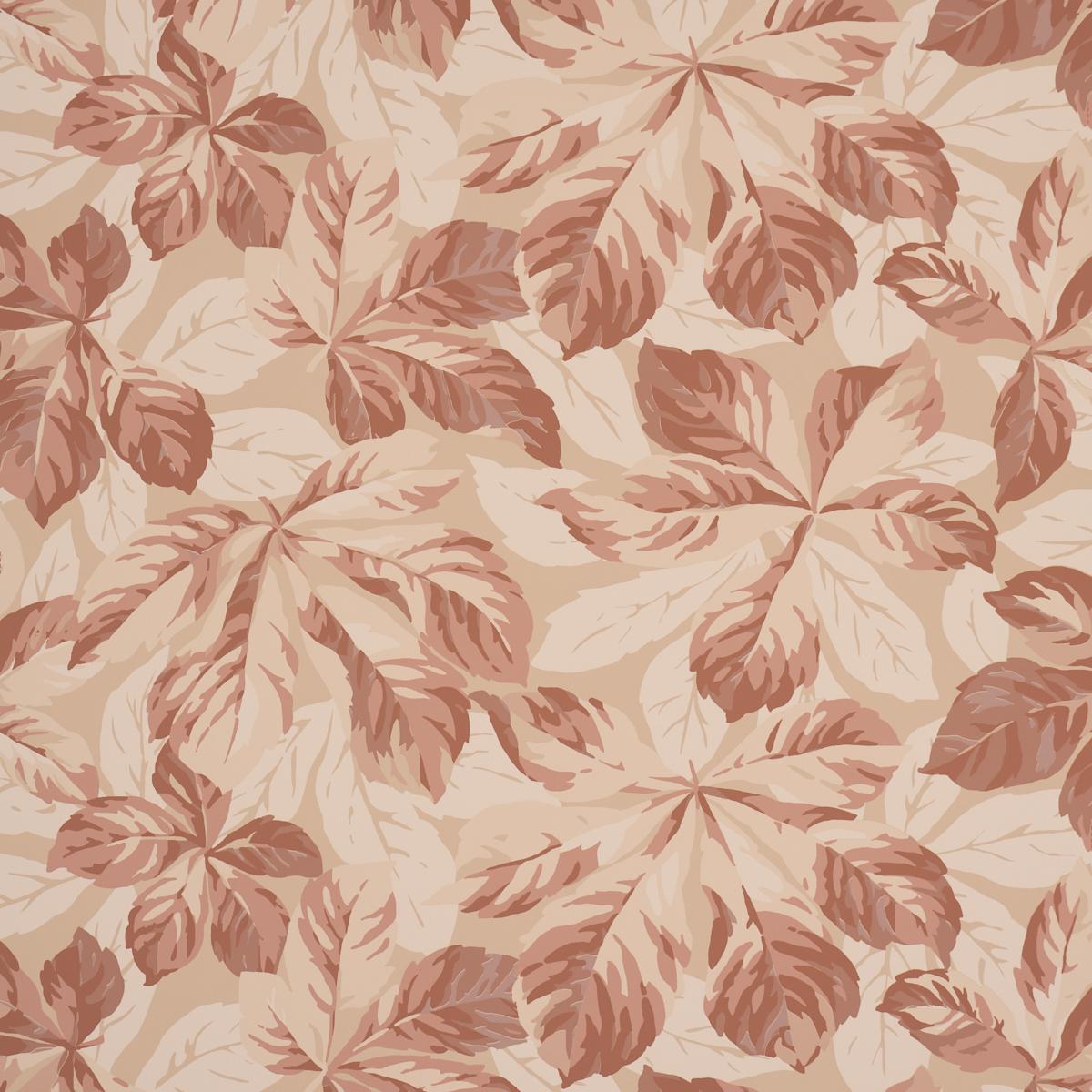 Schumacher Arboreal Handprint Spice Wallpaper Sample 5016982