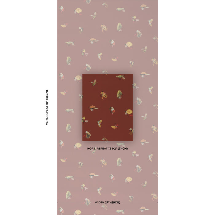 Schumacher Stripe & Dot Hand Block Trim Pink Trim Schumacher 85420