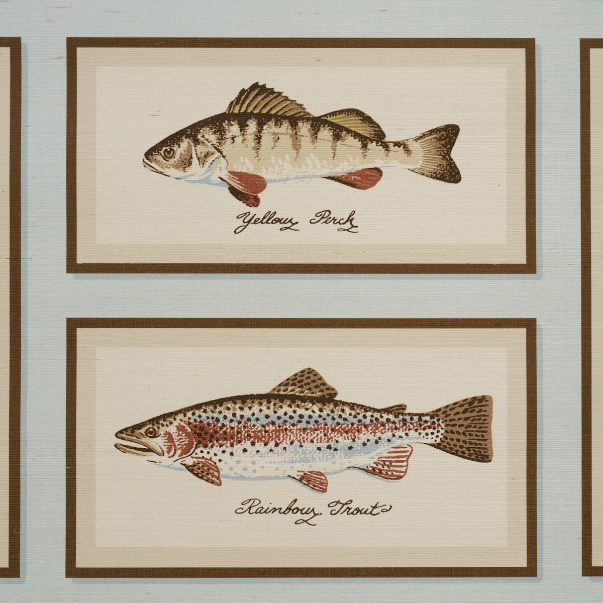 Schumacher Antoinette Mist Wallpaper Sample 5017351