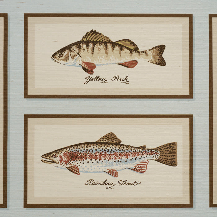 Schumacher Antoinette Mist Wallpaper Sample 5017351