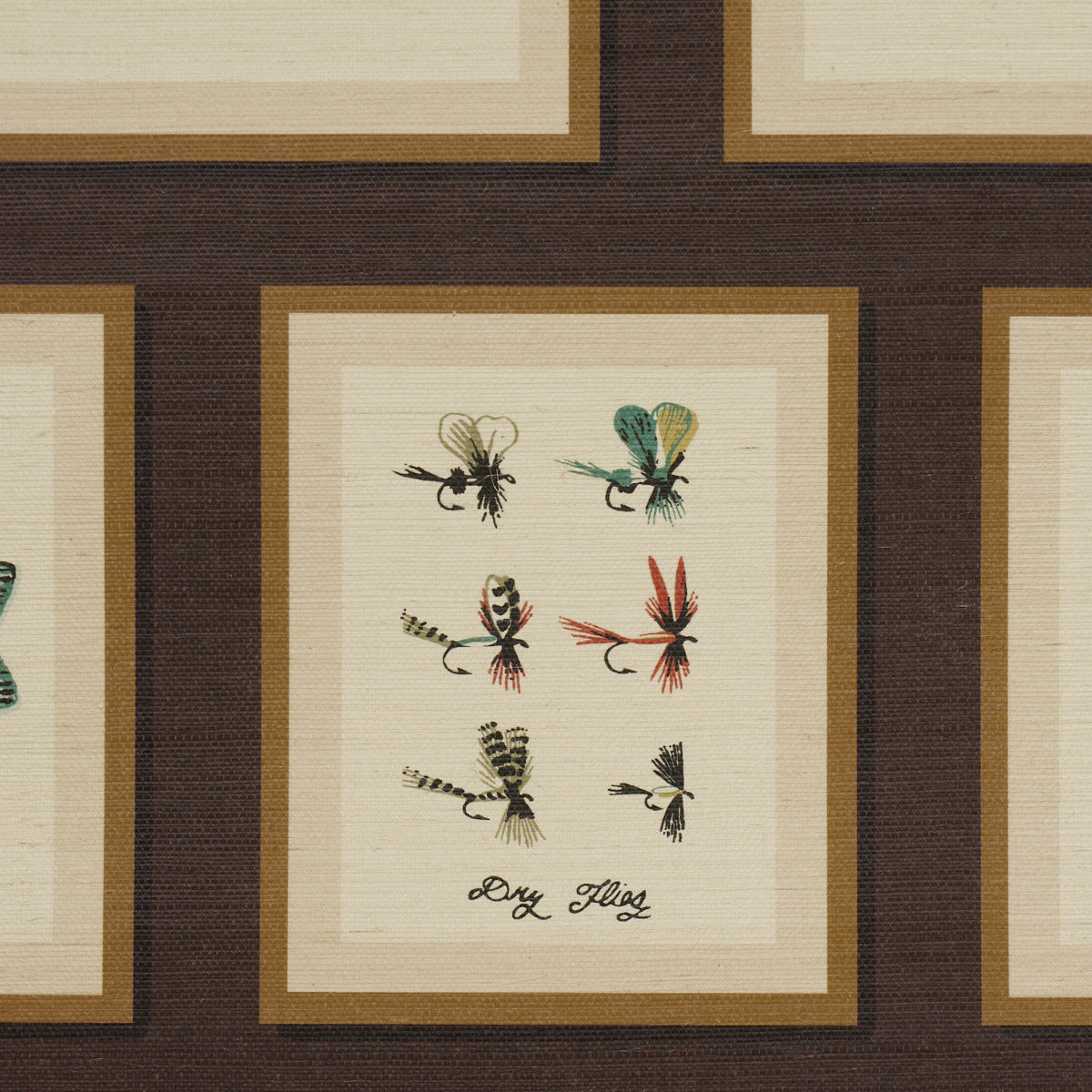 Schumacher Antoinette Warm White Wallpaper Sample 5017352