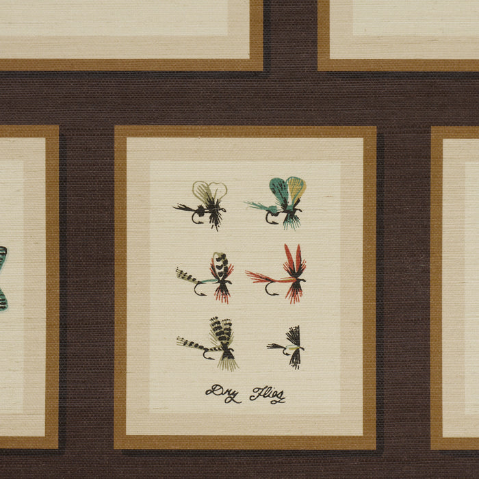 Schumacher Antoinette Warm White Wallpaper Sample 5017352