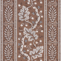 Schumacher Richmond House Mocha Wallpaper 5017011