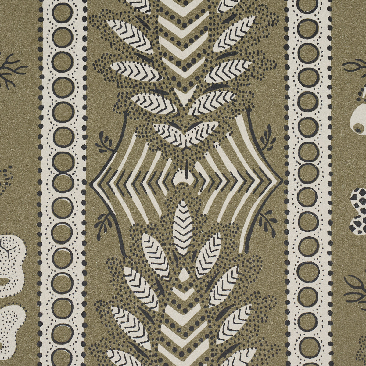 Schumacher Backdrop Painter'S Stripe Self-Portrait Wallpaper Schumacher 5016902