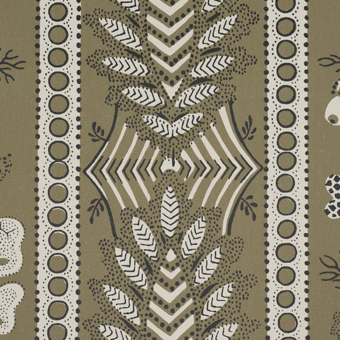 Schumacher Backdrop Painter'S Stripe Self-Portrait Wallpaper Schumacher 5016902