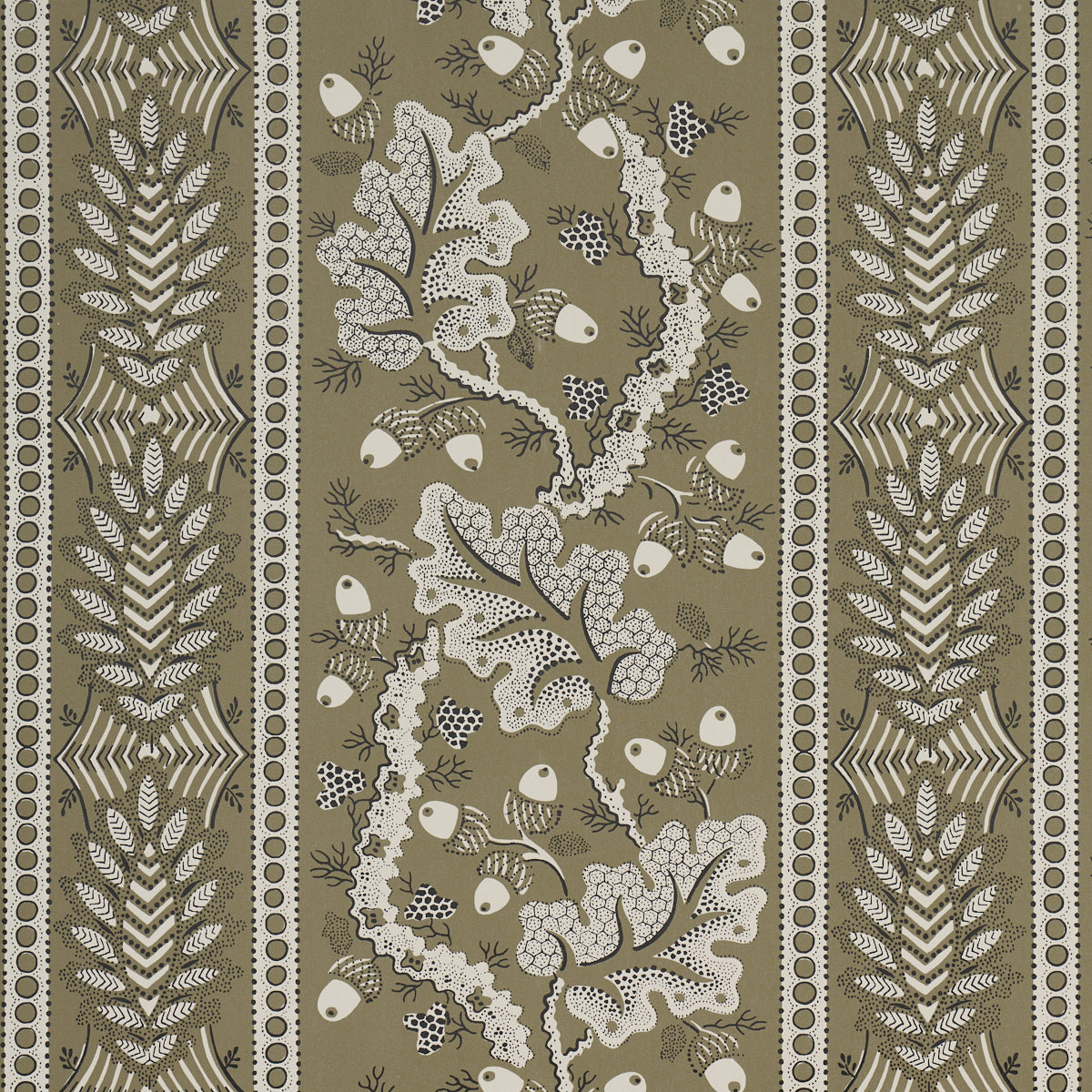 Schumacher Richmond House Sage Wallpaper Sample 5017012
