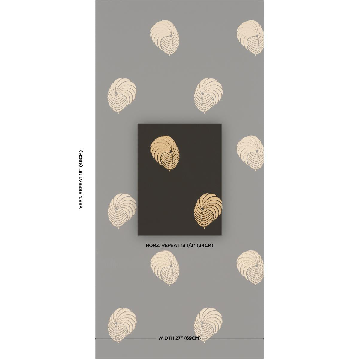 Schumacher Royal Plume Carbon Wallpaper 5017050