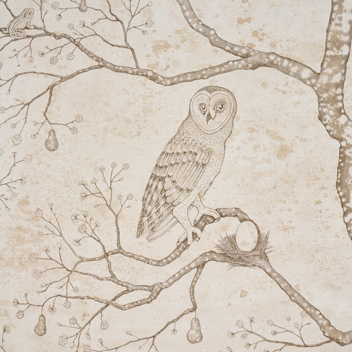 Schumacher Custis Orchard Sky Wallpaper Sample 5017342