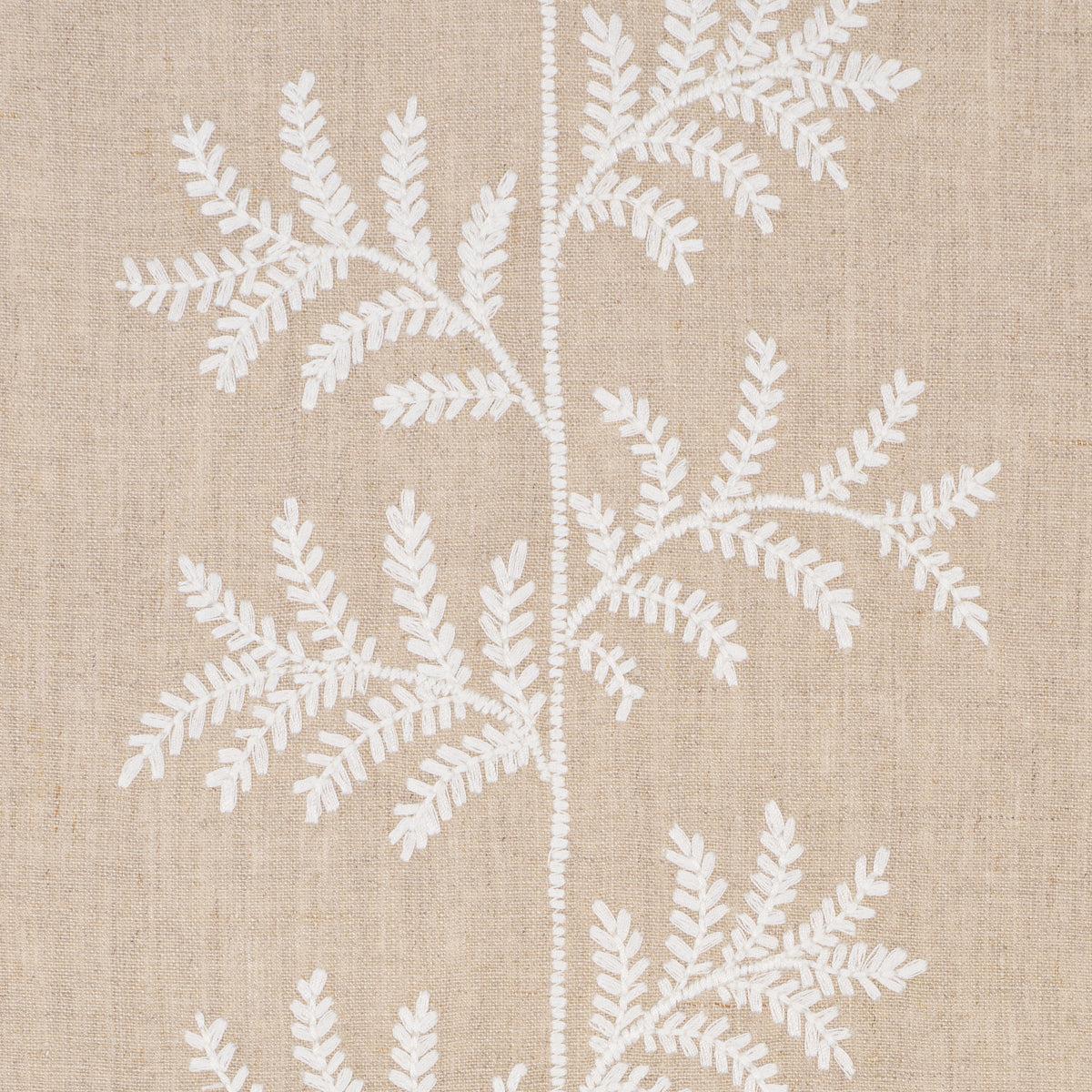 Schumacher Banbridge Linen Vinyl Flax Wallpaper Schumacher 5017491