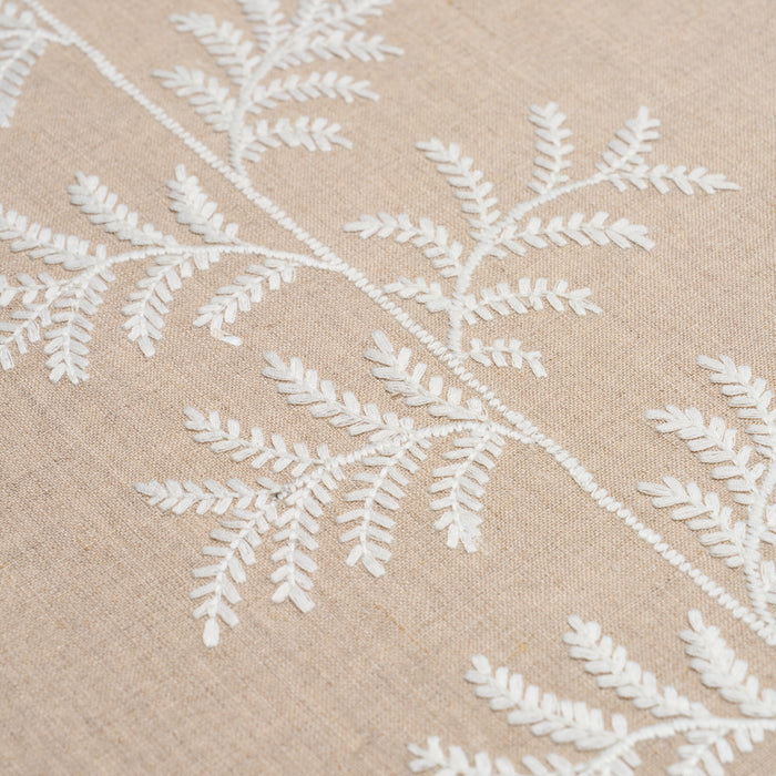 Schumacher Banbridge Linen Vinyl Flax Wallpaper Schumacher 5017491