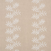 Schumacher Eloise Embroidery Wallcovering Natural Wallpaper 5017101