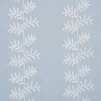 Schumacher Eloise Embroidery Wallcovering Sky Wallpaper 5017102