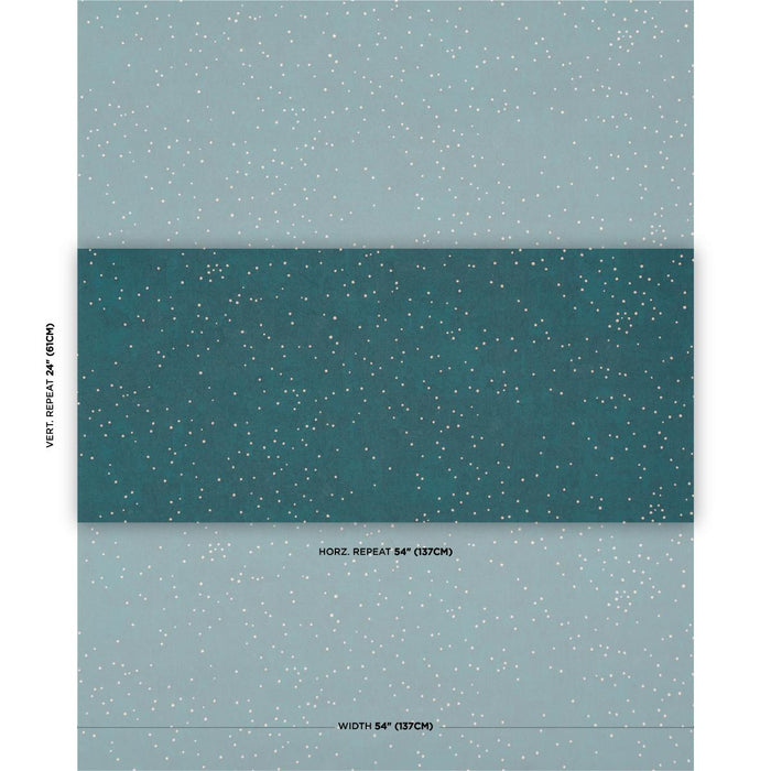Schumacher Brindille Starry Sky Peacock Wallpaper 5017120