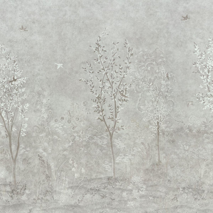 Schumacher Sublime 4 Panel Set Grisaille Wallpaper 5017130