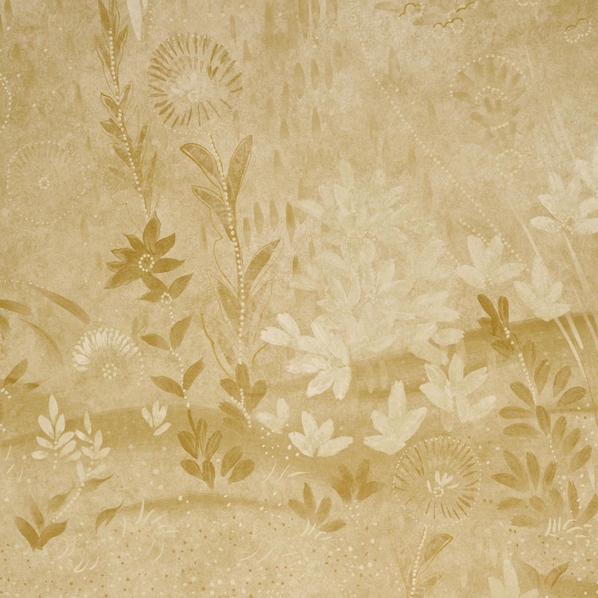 Schumacher Sublime 4 Panel Set Gold Wallpaper 5017132