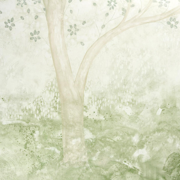 Schumacher Psalm 3 Panel Set Alabaster Wallpaper Sample 5017141