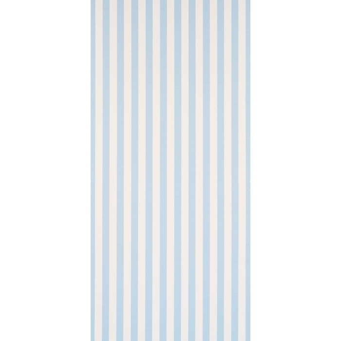 Schumacher Emma Stripe Ice Wallpaper Sample 5017225