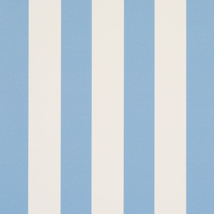 Schumacher Emma Stripe Delft Wallpaper Sample 5017226