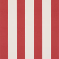 Schumacher Emma Stripe Red Wallpaper 5017227