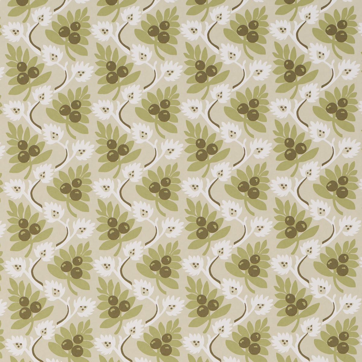 Schumacher Custis Orchard Leaf Wallpaper Sample 5017341