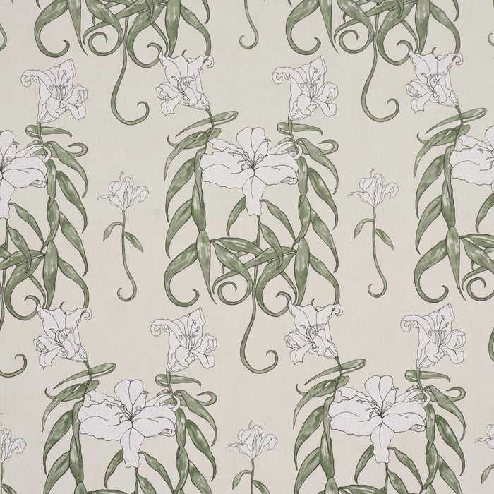 Schumacher Lady Lilith Off White Wallpaper Sample 5017381