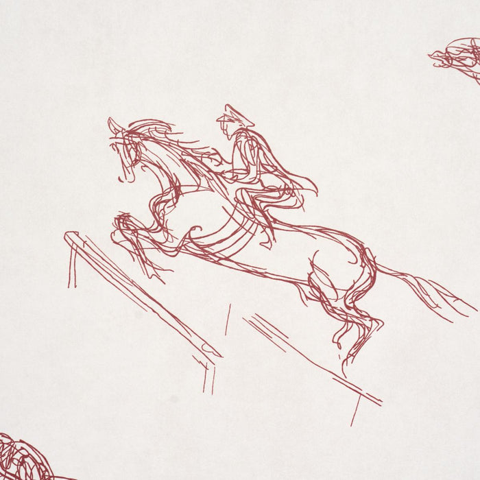 Schumacher Tanbark Dark Red Wallpaper 5017391