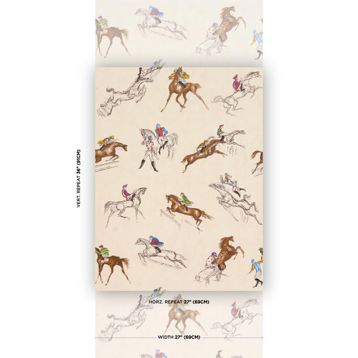 Schumacher Tanbark Multi Multi Wallpaper Sample 5017400