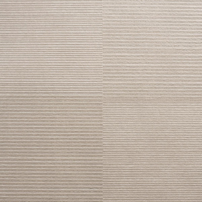 Schumacher Quinton Offset Rib Wallcovering Platinum Wallpaper Sample 5017410