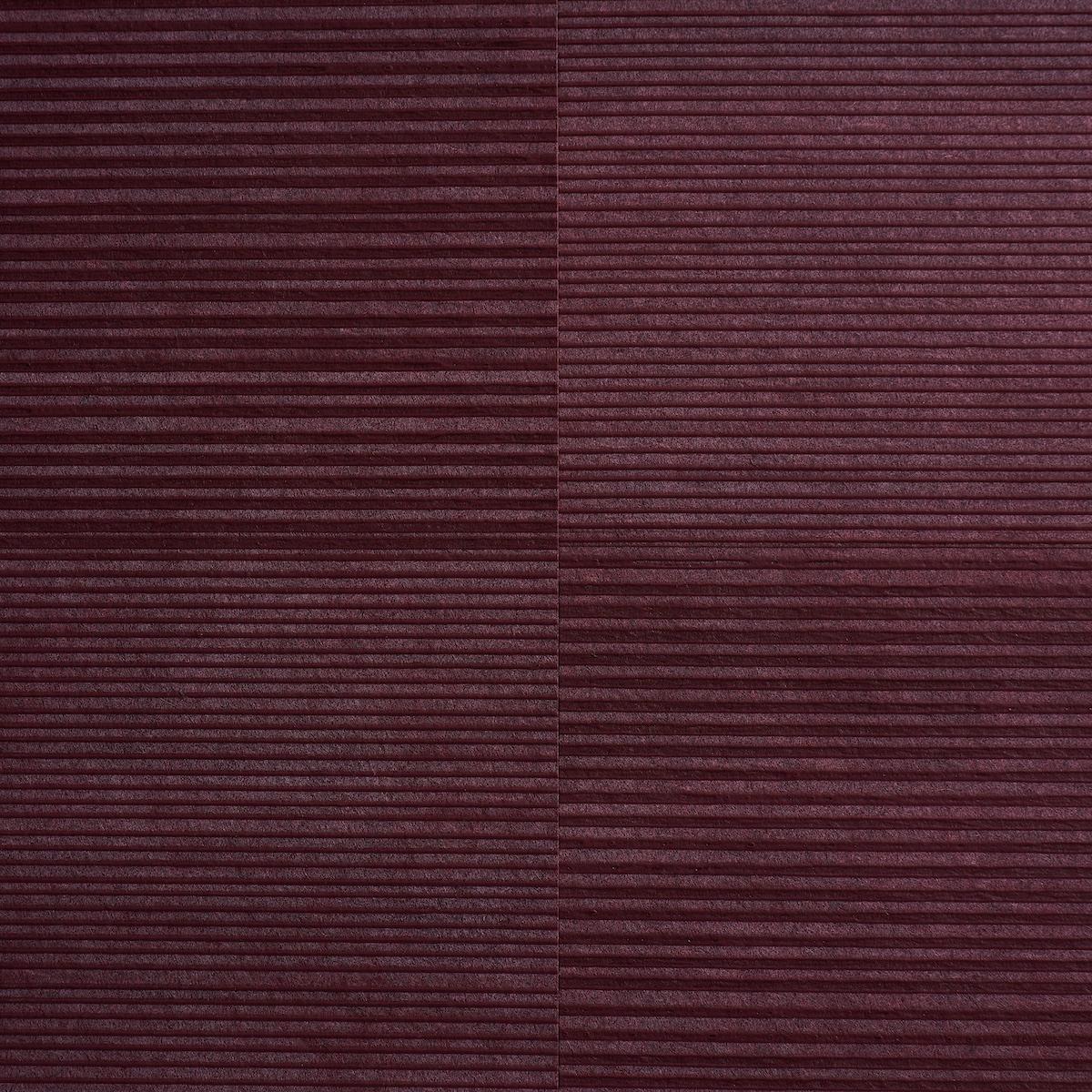 Schumacher Quinton Offset Rib Wallcovering Oxblood Wallpaper 5017411