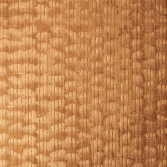 Schumacher Rune Pinstripe Wallcovering Gold Wallpaper Sample 5017431