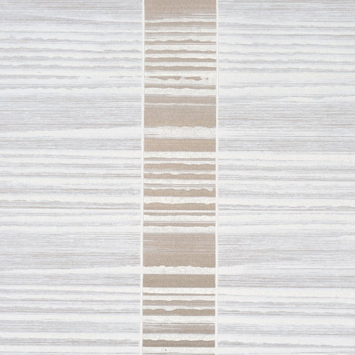 Schumacher Orren Ridged Wallcovering Pewter Wallpaper Sample 5017440
