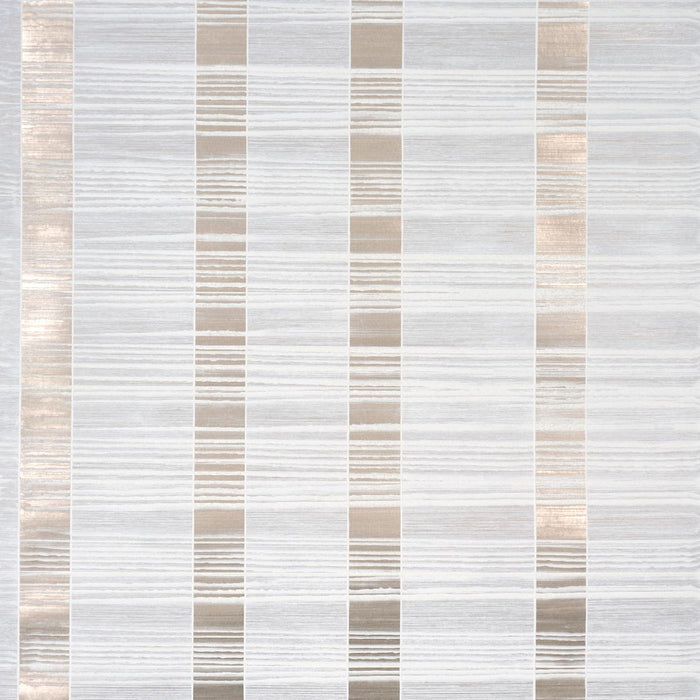 Schumacher Orren Ridged Wallcovering Pewter Wallpaper Sample 5017440